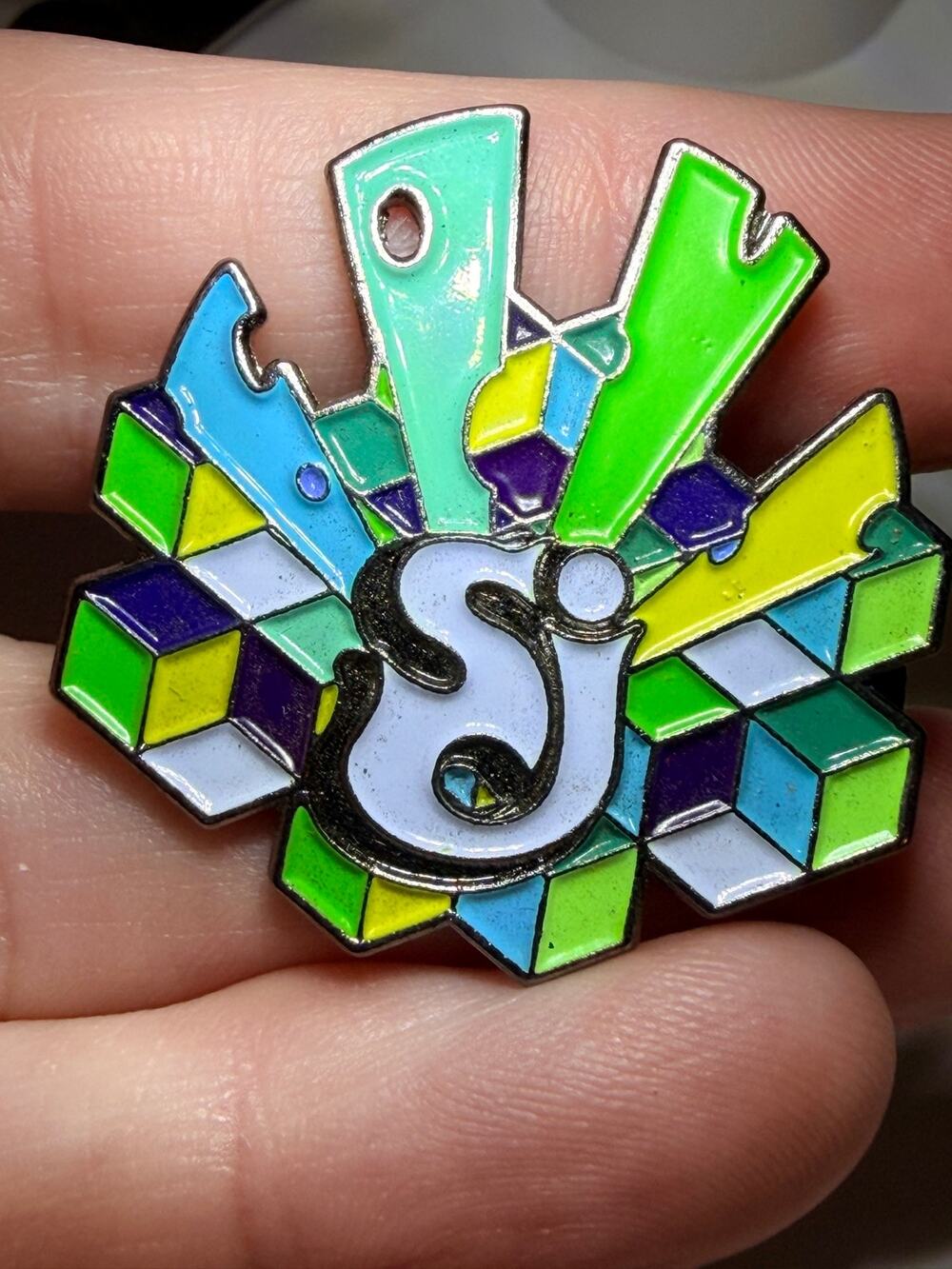 PiF Pins LE Enamel Pin #114/300 Geometric Music Festival Artist Collector Pin